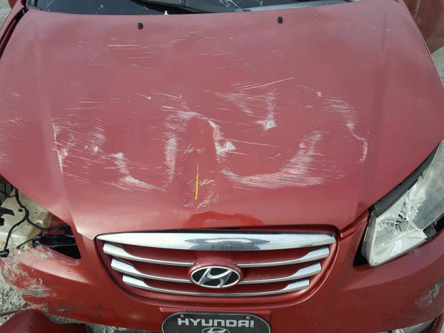 KMHDU4AD6AU929405 - 2010 HYUNDAI ELANTRA BL RED photo 7