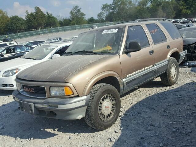 1GKDT13W3V2535242 - 1997 GMC JIMMY BEIGE photo 2