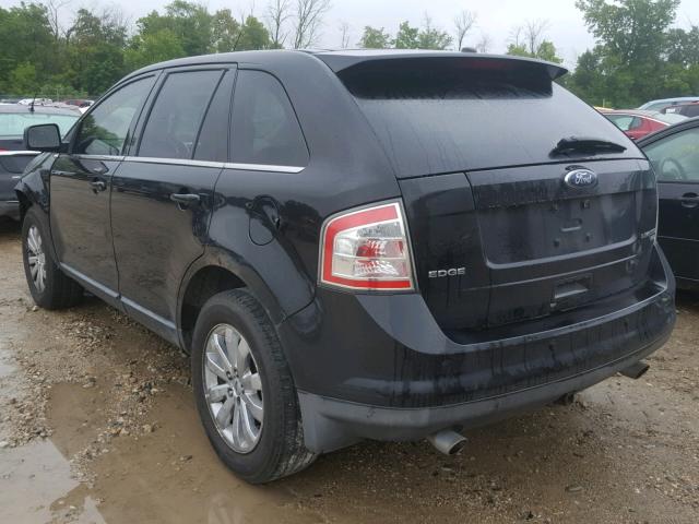 2FMDK49CX8BA37403 - 2008 FORD EDGE LIMIT BLACK photo 3