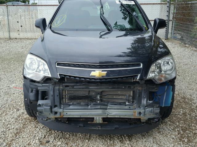 3GNAL2EK6ES511804 - 2014 CHEVROLET CAPTIVA LS BLACK photo 9