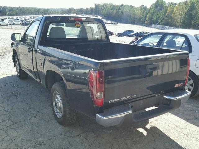 1GTCS149088118567 - 2008 GMC CANYON BLACK photo 3