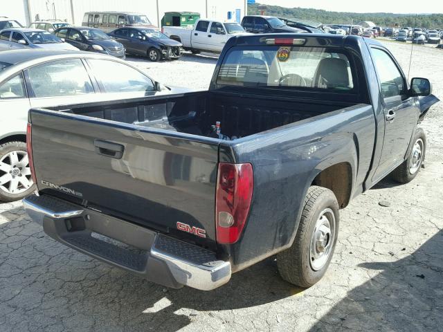 1GTCS149088118567 - 2008 GMC CANYON BLACK photo 4