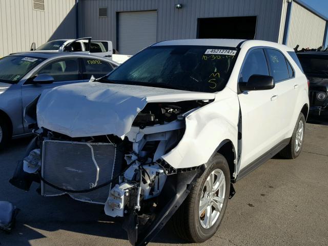 2GNALBEK0H1564949 - 2017 CHEVROLET EQUINOX LS WHITE photo 2