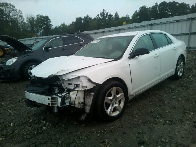1G1ZA5E07CF286062 - 2012 CHEVROLET MALIBU LS WHITE photo 2