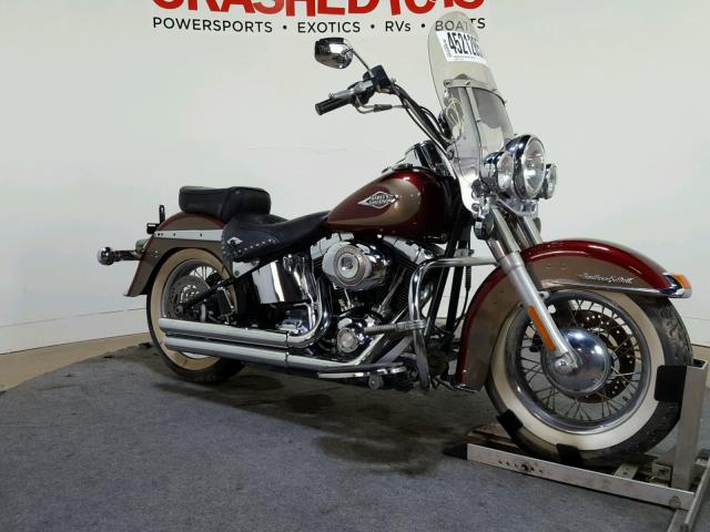 1HD1BW5109Y059078 - 2009 HARLEY-DAVIDSON FLSTC MAROON photo 2