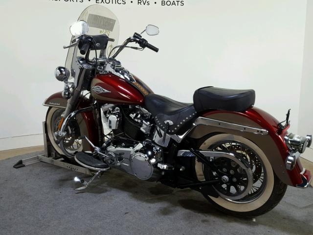 1HD1BW5109Y059078 - 2009 HARLEY-DAVIDSON FLSTC MAROON photo 6