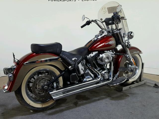 1HD1BW5109Y059078 - 2009 HARLEY-DAVIDSON FLSTC MAROON photo 8