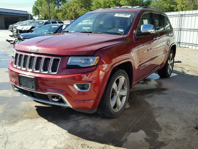 1C4RJFCM7EC390011 - 2014 JEEP GRAND CHER RED photo 2