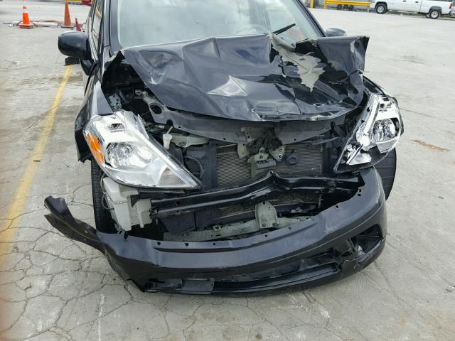 3N1BC13E29L477545 - 2009 NISSAN VERSA S BLACK photo 9