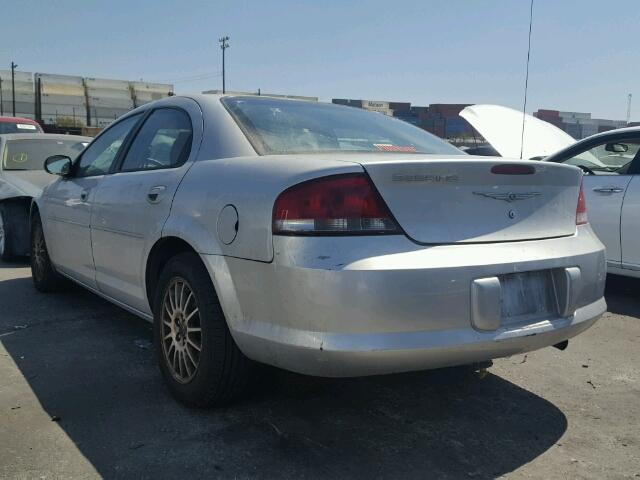 1C3EL46J35N510720 - 2005 CHRYSLER SEBRING SILVER photo 3