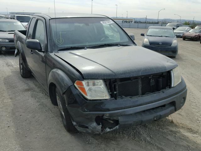 1N6BD06T47C410238 - 2007 NISSAN FRONTIER K BLACK photo 1