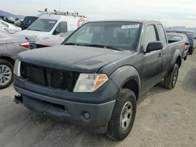 1N6BD06T47C410238 - 2007 NISSAN FRONTIER K BLACK photo 2