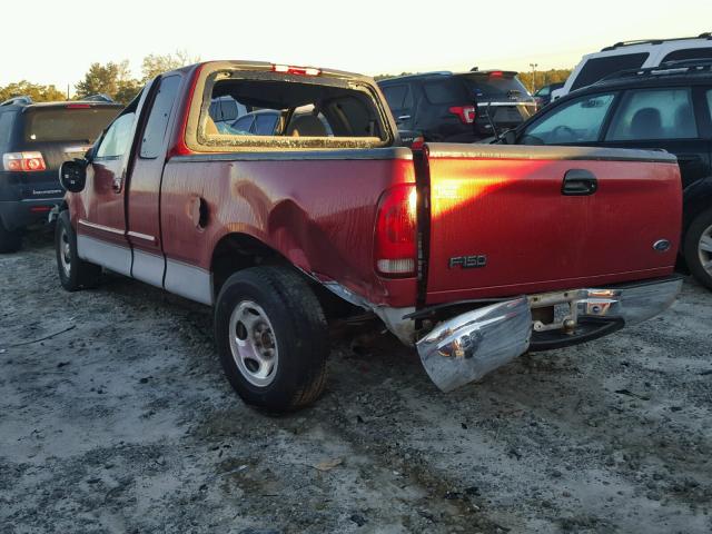 1FTZX1724YNA09461 - 2000 FORD F150 RED photo 3