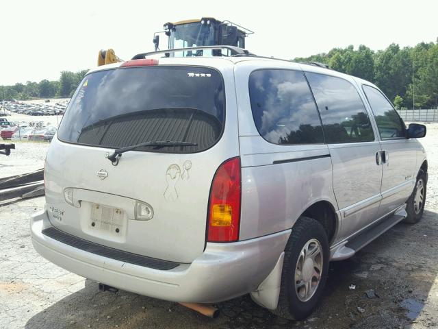 4N2XN11TXYD805908 - 2000 NISSAN QUEST SE SILVER photo 4