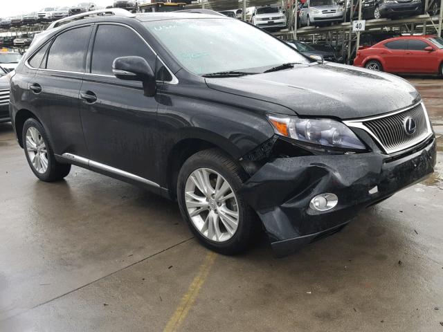 JTJBC1BAXC2432225 - 2012 LEXUS RX 450 BLACK photo 1