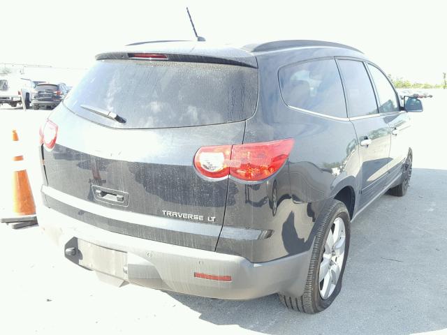 1GNKRGED5CJ300884 - 2012 CHEVROLET TRAVERSE L CHARCOAL photo 4