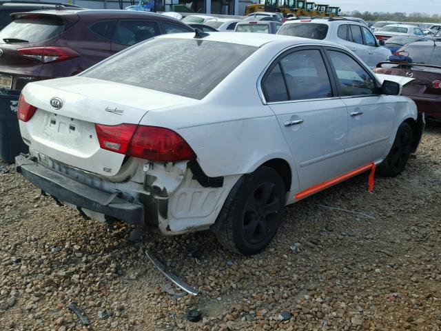 KNAGE228X95317425 - 2009 KIA OPTIMA LX WHITE photo 4