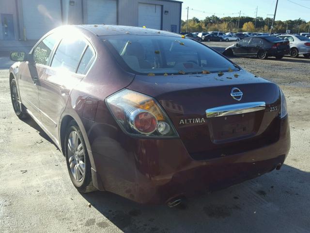 1N4AL2AP4BN490330 - 2011 NISSAN ALTIMA BURGUNDY photo 3