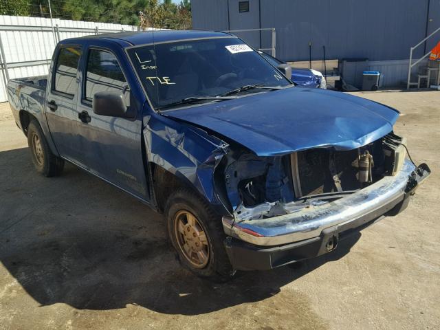 1GTCS136958201854 - 2005 GMC CANYON BLUE photo 1