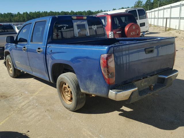 1GTCS136958201854 - 2005 GMC CANYON BLUE photo 3