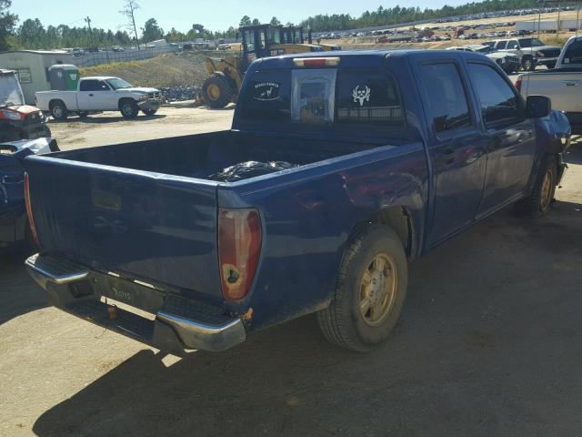 1GTCS136958201854 - 2005 GMC CANYON BLUE photo 4