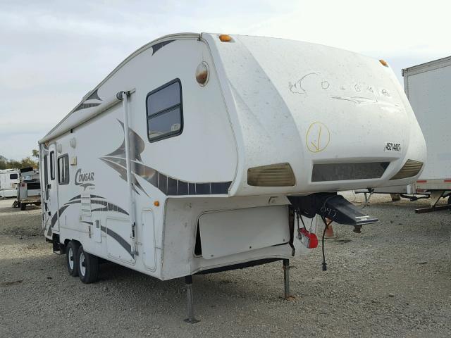 4YDF2762392501047 - 2009 KEYSTONE COUGAR 28 WHITE photo 1