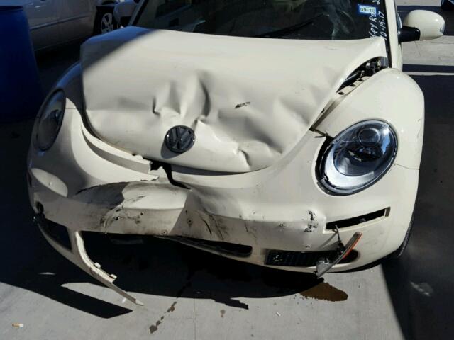 3VWRW31C67M518506 - 2007 VOLKSWAGEN NEW BEETLE BEIGE photo 9