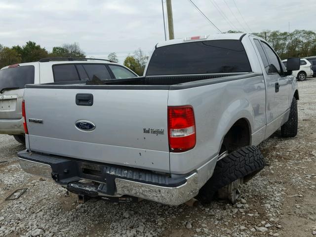 1FTRF12WX4NC65479 - 2004 FORD F150 SILVER photo 4