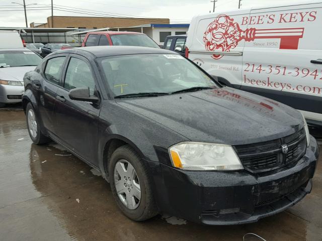 1B3CC4FB5AN106051 - 2010 DODGE AVENGER SX BLACK photo 1