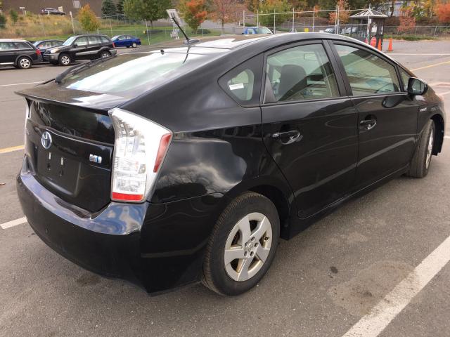 JTDKN3DUXB5348788 - 2011 TOYOTA PRIUS BLACK photo 4