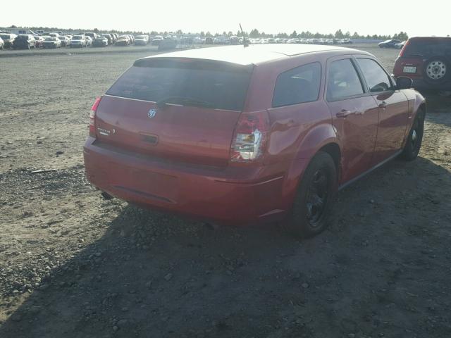 2D8GV47248H184477 - 2008 DODGE MAGNUM RED photo 4