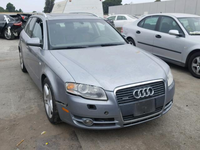 WAUKF68E75A437325 - 2005 AUDI A4 2.0T AV GRAY photo 1