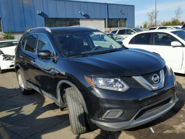 KNMAT2MV8GP628371 - 2016 NISSAN ROGUE S BLACK photo 1