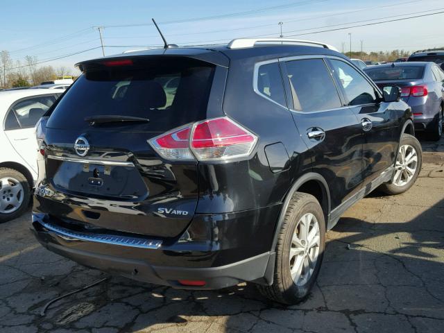 KNMAT2MV8GP628371 - 2016 NISSAN ROGUE S BLACK photo 4