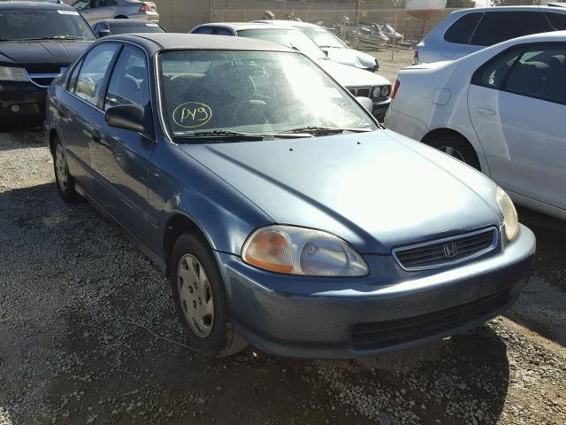 2HGEJ6674VH504775 - 1997 HONDA CIVIC LX BLUE photo 1