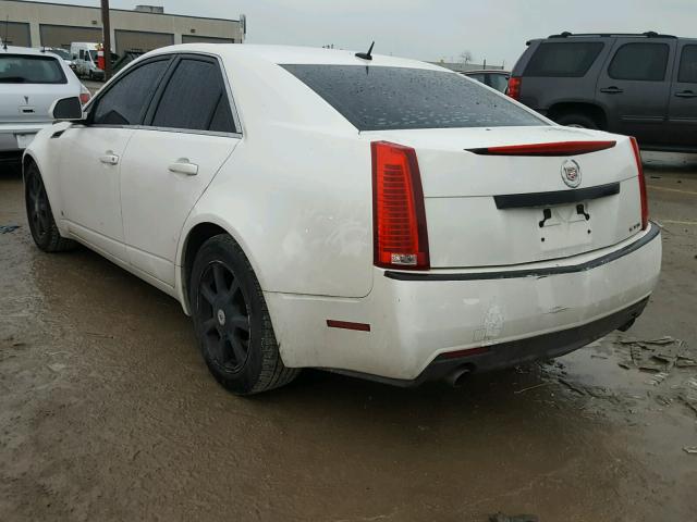 1G6DF577880216001 - 2008 CADILLAC CTS WHITE photo 3