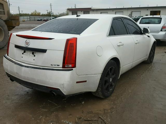 1G6DF577880216001 - 2008 CADILLAC CTS WHITE photo 4