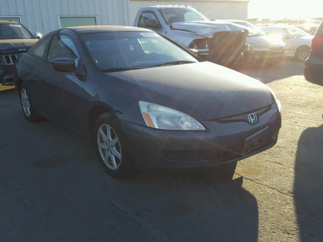 1HGCM82744A023499 - 2004 HONDA ACCORD GRAY photo 1