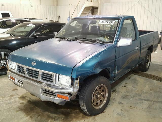 1N6SD11SXSC345909 - 1995 NISSAN TRUCK E/XE GREEN photo 2