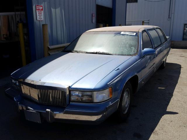 1G6DW52P8TR711357 - 1996 CADILLAC FLEETWOOD BLUE photo 2