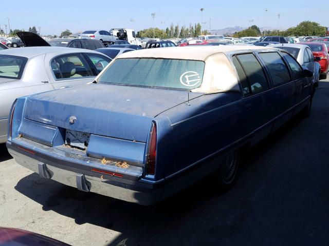 1G6DW52P8TR711357 - 1996 CADILLAC FLEETWOOD BLUE photo 4