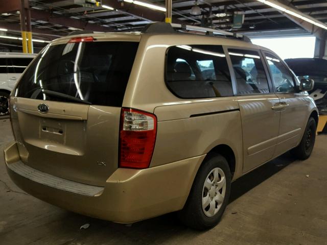 KNDMB233676116033 - 2007 KIA SEDONA EX GOLD photo 4