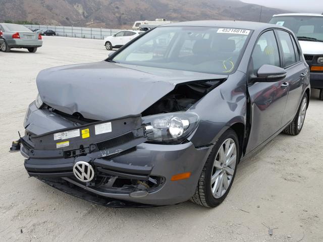 WVWDM7AJ4CW222354 - 2012 VOLKSWAGEN GOLF GRAY photo 2