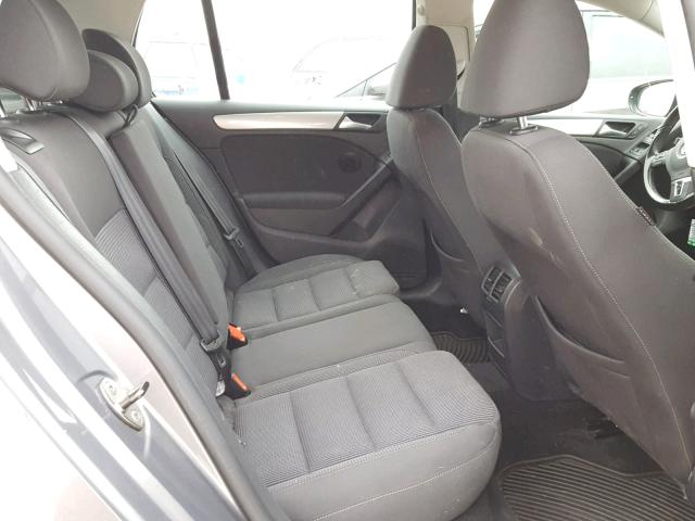 WVWDM7AJ4CW222354 - 2012 VOLKSWAGEN GOLF GRAY photo 6