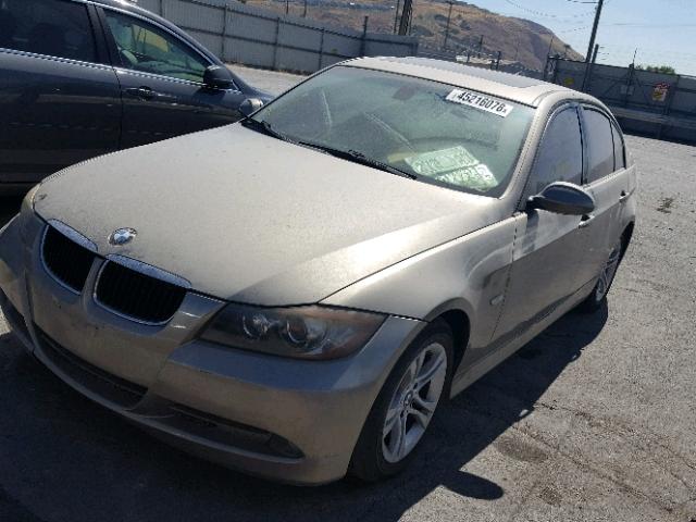 WBAVC53508FZ82197 - 2008 BMW 328 I SULE GOLD photo 2