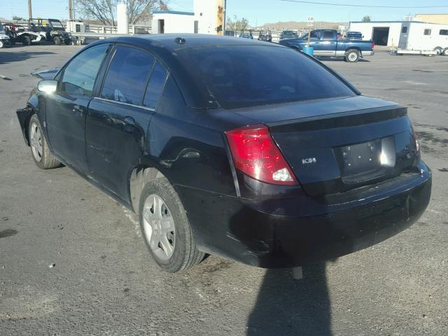 1G8AJ55F97Z202069 - 2007 SATURN ION LEVEL BLACK photo 3