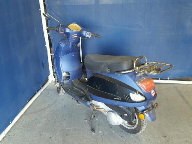 LFETCKPK7D1570027 - 2013 SCOO MOPED BLUE photo 3