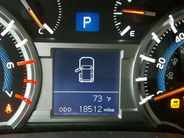 JTEBU5JR4G5315156 - 2016 TOYOTA 4RUNNER GRAY photo 8