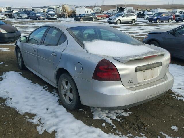 2G2WP522851158054 - 2005 PONTIAC GRAND PRIX SILVER photo 3