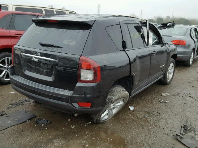 1C4NJCBB0ED625954 - 2014 JEEP COMPASS SP BLACK photo 4